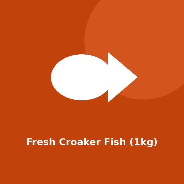 Fresh Croaker Fish (1kg)