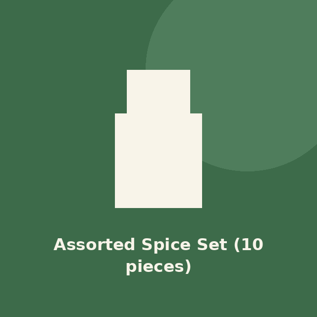 Assorted Spice Set (10 pieces)